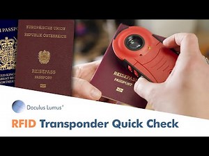 RFID [Option] - Transponder Quick Check | Doculus Lumus