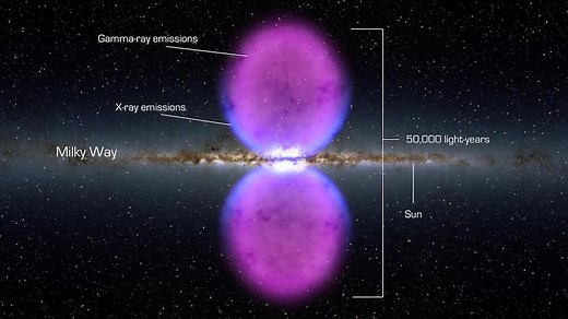 'Ice cube' clouds discovered at the galaxy's center shouldn't exist — and they hint at a recent black hole explosion