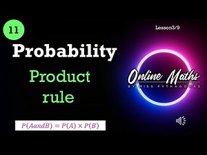Probability Grade11: L3 Product Rule, dependent and Independent events - Mathematics