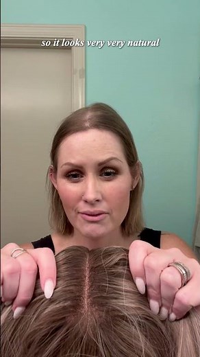 The Realistic Hair Topper: DIY Customize It to Match Your Natural Hair | UniWigs Upgrade Courtney