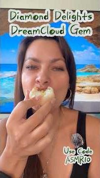 Diamond Delights DreamCloud Gem — ASMR crystal candy with milk chocolate & pistachio marshmallow