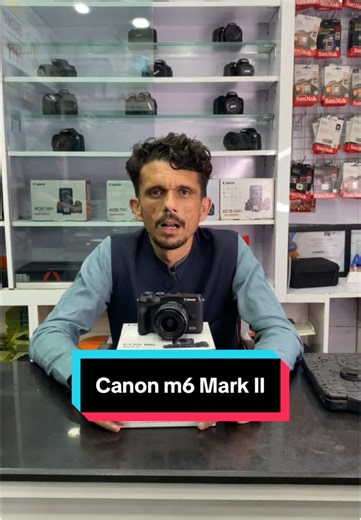 canon m6 mark II mirrorless camera for professional photography and videography #photography #videography #fyp #foryou #millionviews #challenge #music #pakistan #lahore #tiktok #gaddafistadium #hblpsl