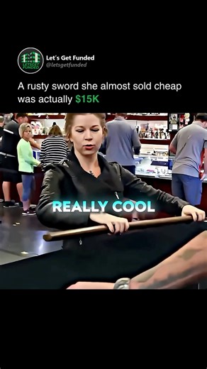 Lets Get Funded on Instagram: "She thought it was just a rusty old sword until the expert revealed its true value. Moments like this prove hidden value exists everywhere. Sometimes the things we overlook are worth far more than we imagine. Follow Let’sGetFunded to level up your finance game! ↗️📊 #Finance #Entrepreneurship #Business"