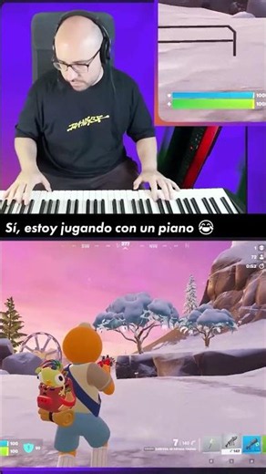 👉 Playing Electro Dynamix while playing Fortnite 🎹⚡🔥