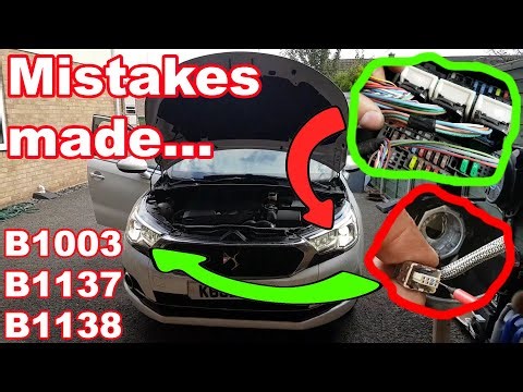 DS4 No low or high beams... Fault finding and repair.