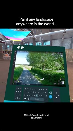 Pintar paisajes en todo el mundo con VR y Google Earth
