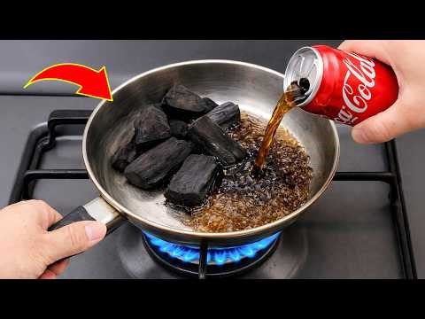 Boil Charcoal With Coca Cola And Magic Happens 😱 Billions Of People Don't Know This Secret