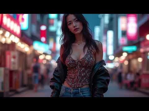 🏙️🗼Look Book Sugar Lady 4K, Urban Tokyo 🏙️🗼