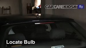 3rd Brake Light Bulb Replacement on a 1988 Volkswagen Golf TDI 1.6L 4 Cyl. Turbo Diesel