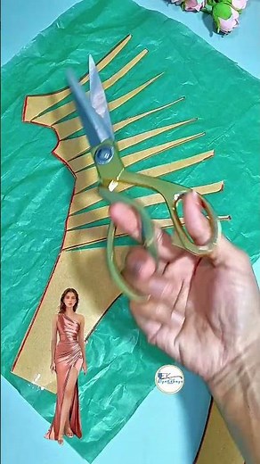 Beautiful Dress💃. #design #fashion #sewing #diy #tutorial #shorts