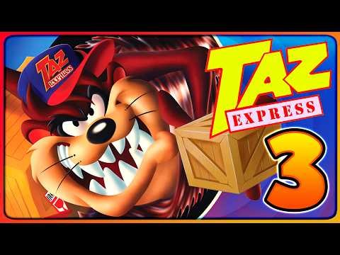 Taz Express Walkthrough Part 3 (N64) 100% Canyon