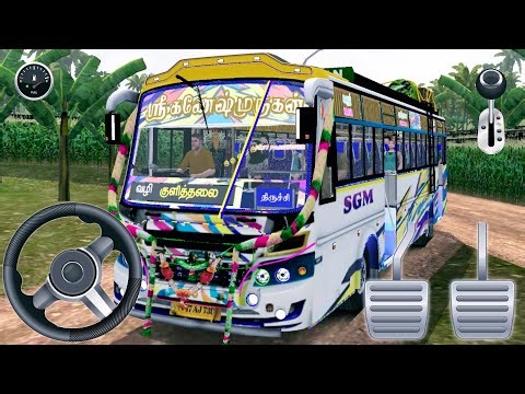 SGM💫💥TN Private Bus Driving Bus Simulator Indonesia Gameplay 2025 Bussid