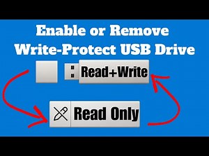 How to Make Pendrive Readonly | Enable or Remove Write Protected USB Format