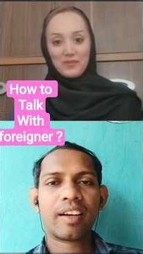 How to talk with foreigner#viralshorts #spokenenglish