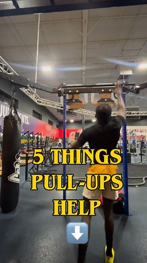 5 Reasons Pull-Ups Change Your Body 1. Upper-Back Strength Pull-ups hit your lats, traps, and rhomboids, building a wider, stronger back. 2. Arm & Grip Power Your biceps, forearms, and finger strength all improve — perfect for athletes, lifters, and everyday functionality. 3. Core Stability A proper pull-up forces your abs, obliques, and lower back to stabilize you every rep. 4. Shoulder Health & Mobility They strengthen the rotator cuff, improve overhead range of motion, and help correct rounde