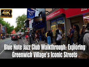 Blue Note Jazz Club Walkthrough: Exploring Greenwich Village’s Iconic Streets #bluenotejazz #nyc
