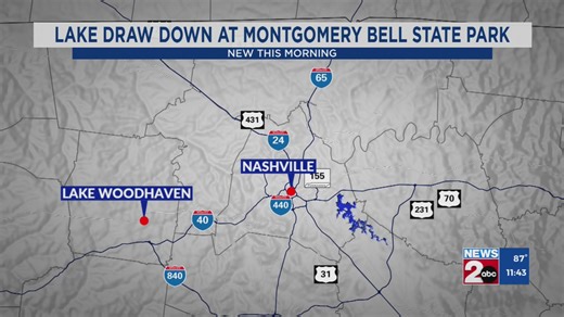 Drawdown planned for Montgomery Bell State Park lake