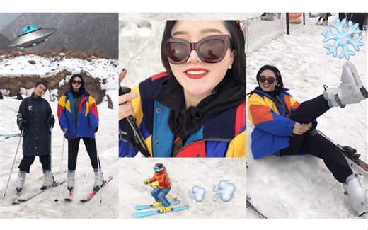 ▷VLOG 008 . 冬天就是要和朋友们一起滑雪呀