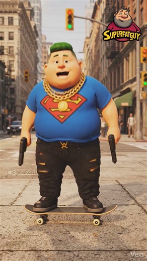 Super fat guy - ai animation
