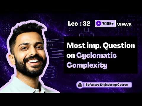 Question on Cyclomatic Complexity | Software Engg.