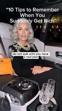 10 Tips To Remember When You Suddenly Get Rich @happizon