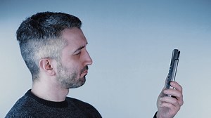 Man, Calculator, Calculation. Free Stock Video