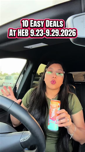 10 super simple and easy couponing deals to do at H-E-B this week! Valid 9.23-9.29.2026 Make sure to clip your coupons at least 10 minutes prior to checking out! Let me know what you score! #heb #savings #deals #couponing #easycouponingwitherika