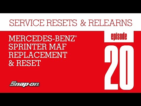 Mercedes-Benz® Sprinter MAF Replacement and Reset | Service Resets and Relearns #20 | Snap-on®