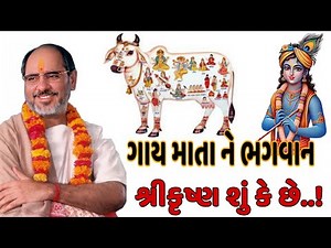 ગાય માતા ને ભગવાન શ્રીકૃષ્ણ શું કે છે..! || Ramesh Oza latest Gujarati Katha 2025