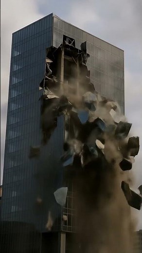 Massive Skyscraper Collapse Captured on Camera