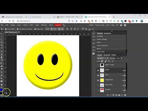 Layer Styles (effects) in Photopea