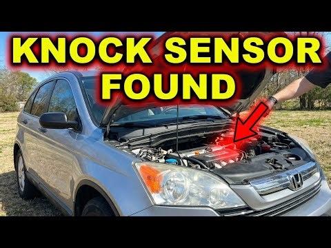Where Is Knock Sensor On 2009 Honda Cr-v