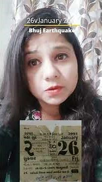 Furious Earthquake in Bhuj on 52 Republic Day 26 January 2001 #Shorts