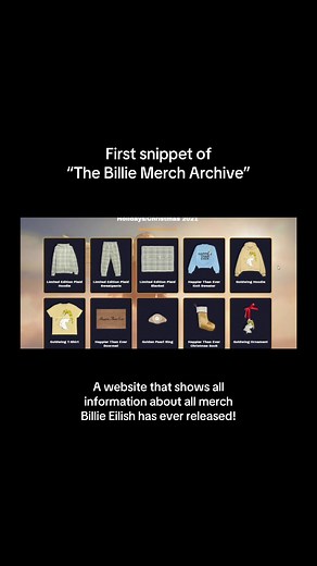 Exploring the Billie Eilish Merch Archive