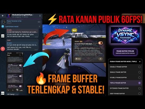 🔥V4 Geloo Frame Buffer! Module/Plugin Gaming Dynamic Vsync Manager/Frame Master Test Enfield No Lag