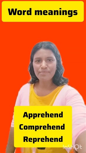 Apprehend, comprehend, reprehend.. #english #vocabbatch #englishgrammar #vocabbatch #bankingexam