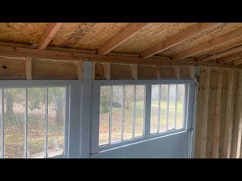 DIY Sun Porch Remodeling & Insulation install.