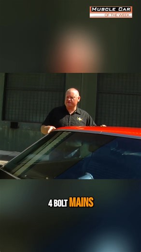 This car features a functional shaker hood scoop for the Cobra Jet 429. It also has the drag pack option, but with a twist: it's an automatic with a bench seat and a column shift. A very cool car indeed! #ShakerHood #CobraJet #DragPack #ClassicCars #MuscleCars | Muscle Car Of The Week