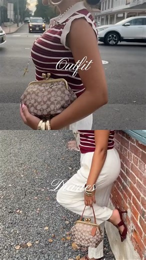 Outfit Diaries ft the Coach Kisslock 16 in Crystal Signature Jacquard #coachretailemployee #coachny