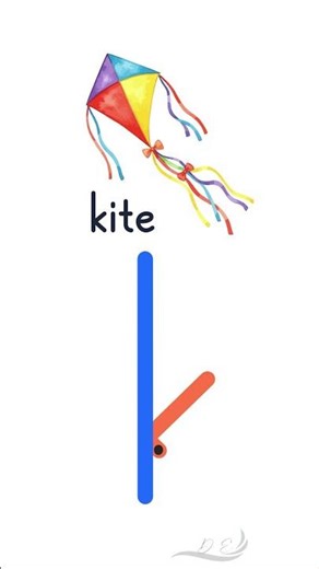 Lowercase Letter k Writing ✍️ | English for Kids