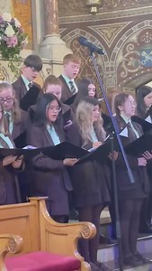 Today at the 11:30am mass music was provided by the talented pupils of St. Louise’s College, Belfast. We would like to thank the staff and pupils for enhancing the liturgy with their gifts. Here is a short clip of them performing during Holy Communion. | Clonard Monastery