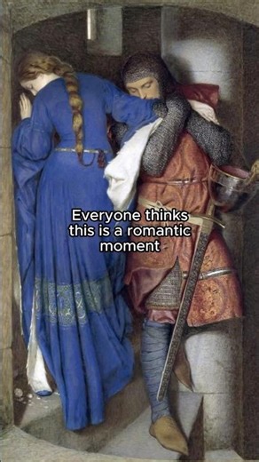 Everyone thinks this is romantic #arthistory #lovers #love #woman #man #untoldstories #sadart #dark