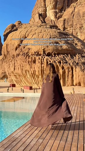 In your 20’s there will be a plane taking you away from your hometown. It is very important to take that plane. Leaving changes you. It shows you who you are outside the version your hometown knew. It opens doors you didn’t even know existed. It puts you in rooms, cities, and moments that shape your future in ways staying never could, learning new cultures and new thought processes. Travel isn’t just about airports and outfits as lovely as a holiday fit is 😋 it’s about giving yourself the chanc