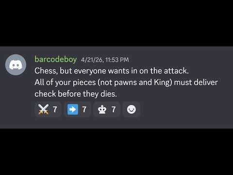 If Chess Was Very Aggressive