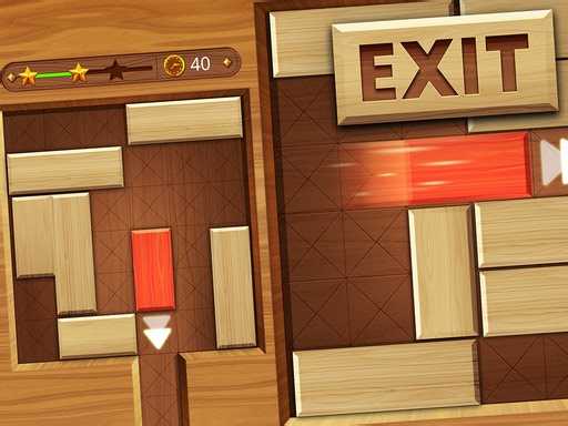 Play EXIT unblock red wood block | Free Online  Games. KidzSearch.com