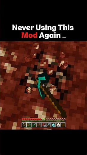 Never Using This Mod AGAIN 🥀🤯🔥 #minecraft