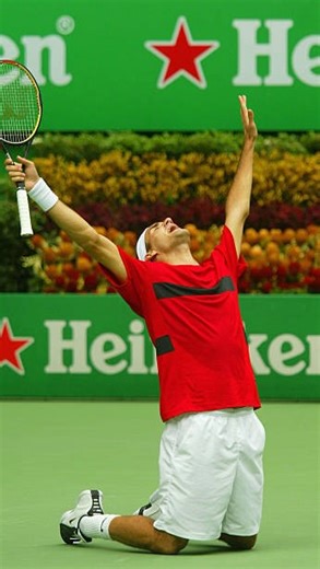 @classictennishistory__ on Instagram: "Roger Federer wins his maiden Australian Open title in 2004 by defeating Marat Safin 7-6(3) 6-4 6-2. . . . . . #australianopen #tennisvintage #rogerfederer #maratsafin #australianopenfinal"