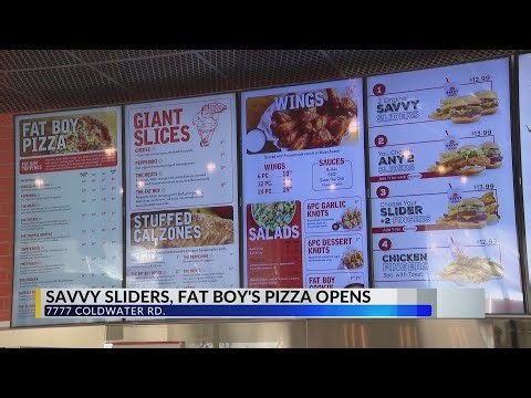 Savvy Sliders, Fat Boy’s Pizza now open on Coldwater