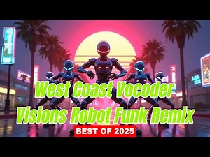 West Coast Vocoder Visions 🔥 | The Ultimate Robot Funk Remix Experience 🤖💿 [Official Visualizer]