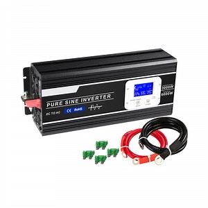 [Hot Item] Car Power Converter 3000W DC 12V AC 220V EU Power Inverter with Remote Control LCD